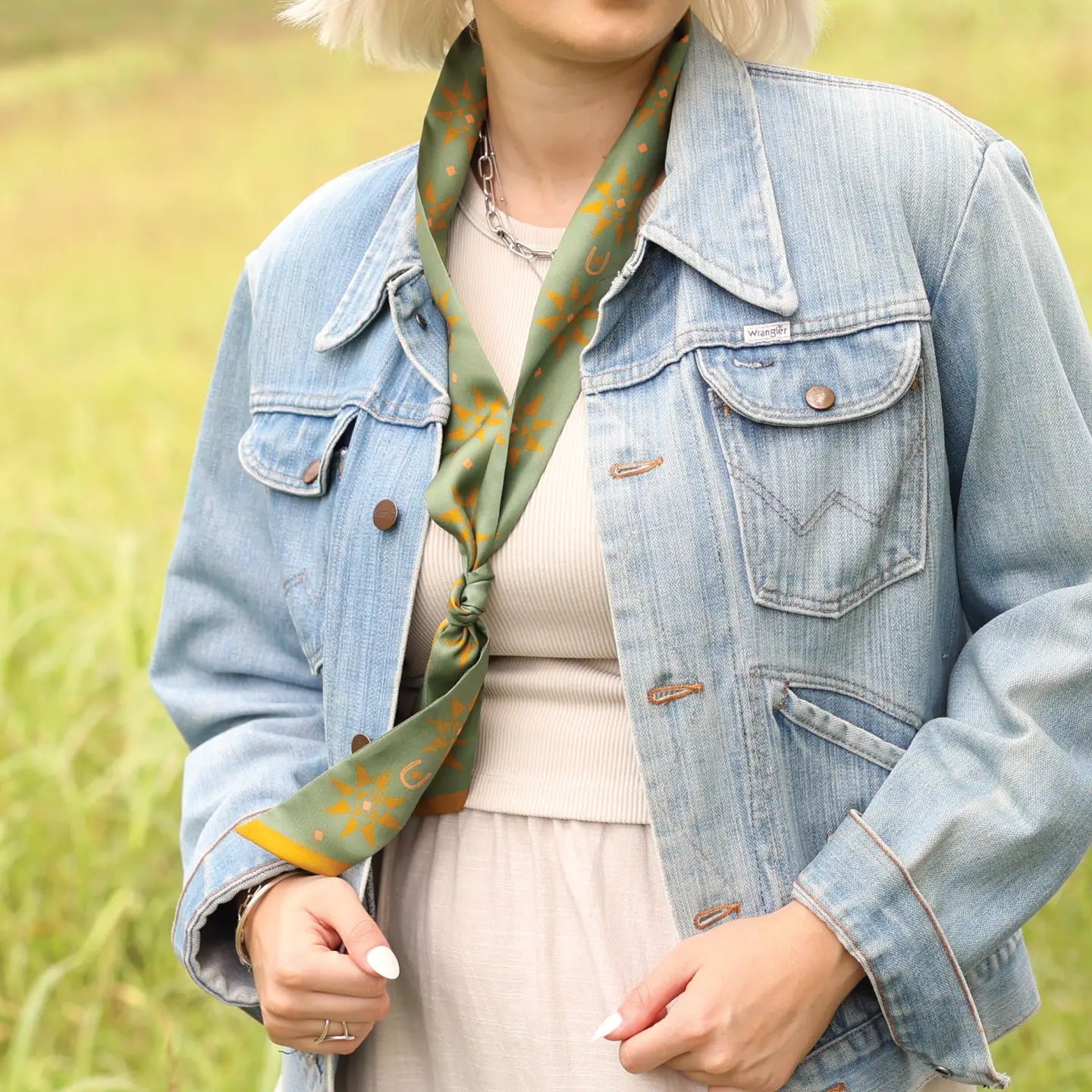 “Love Your Neighbor” | Silk Twilly Scarf