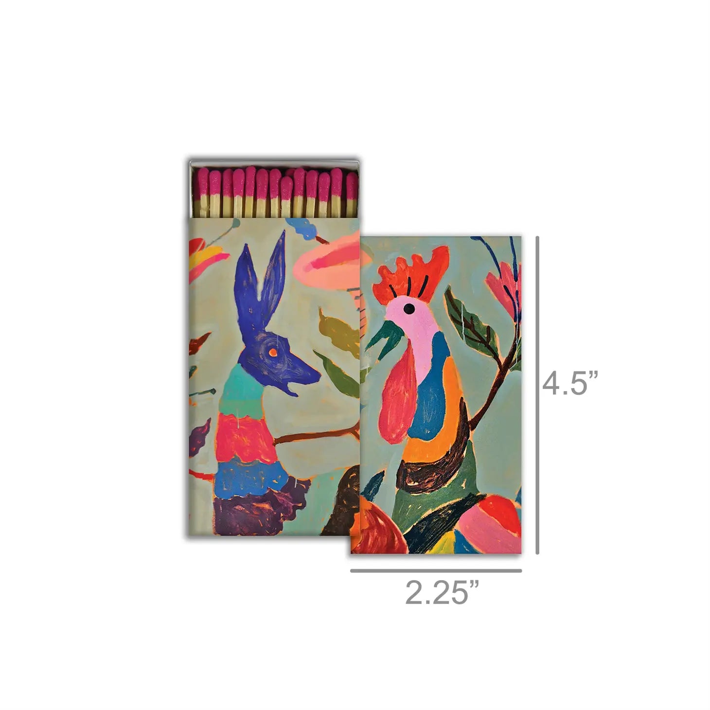 Large Matches | Rooster & Deer