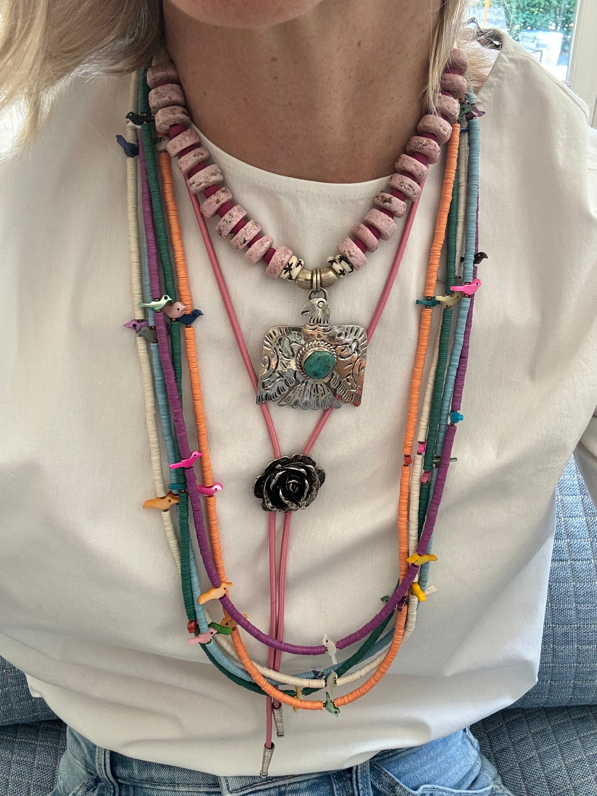 Metal Bird Necklace