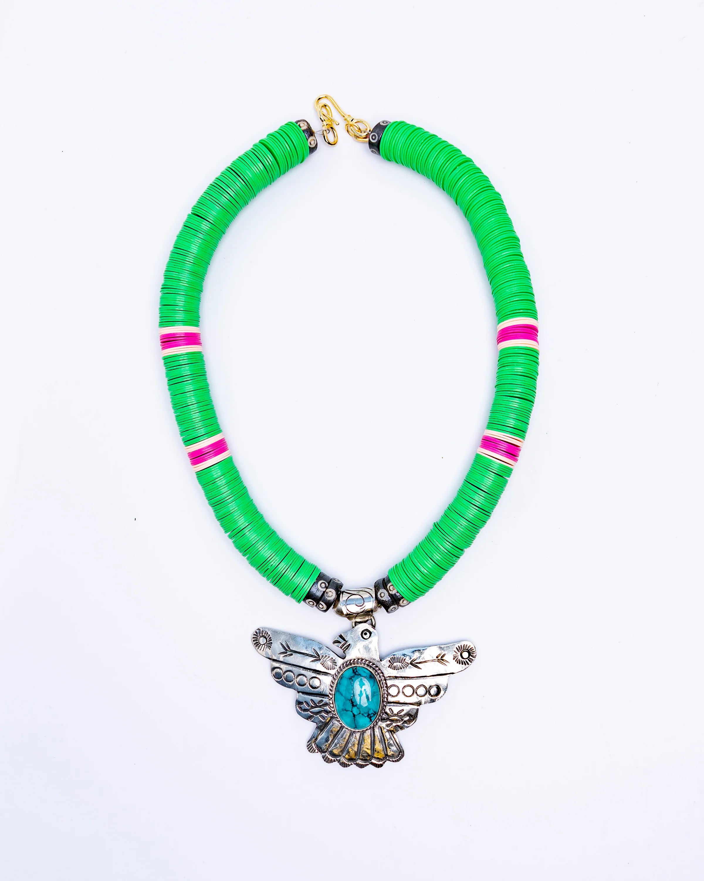 Metal Thunderbird Necklace