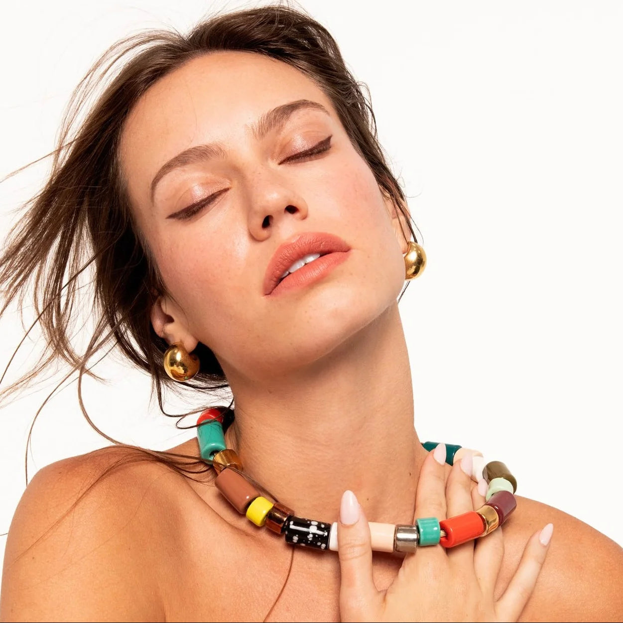 MULTI CANDY | BEAD TWO & FIVE NECKLACE
