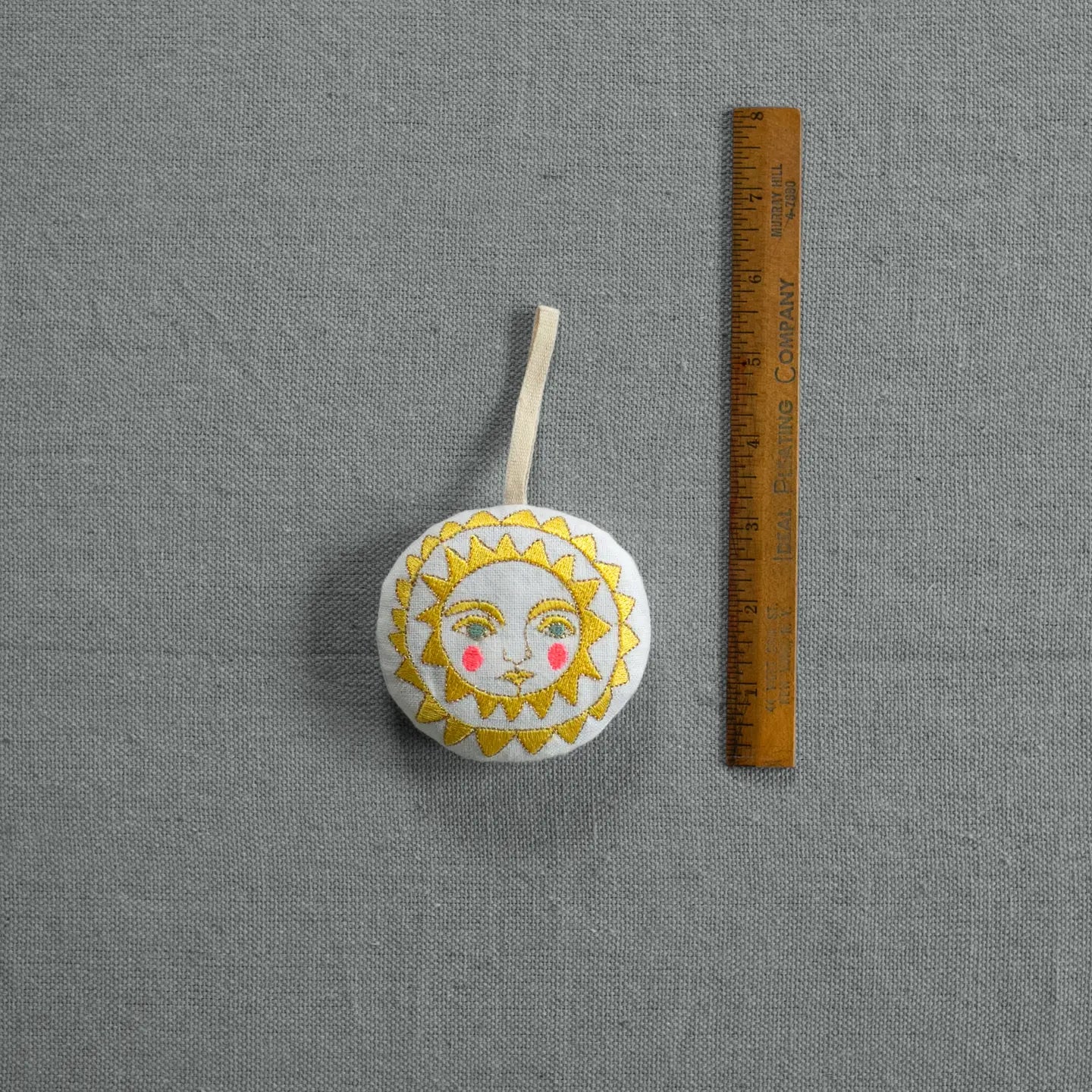 Neon Sun | Cotton & Lavender Stuffed Ornament