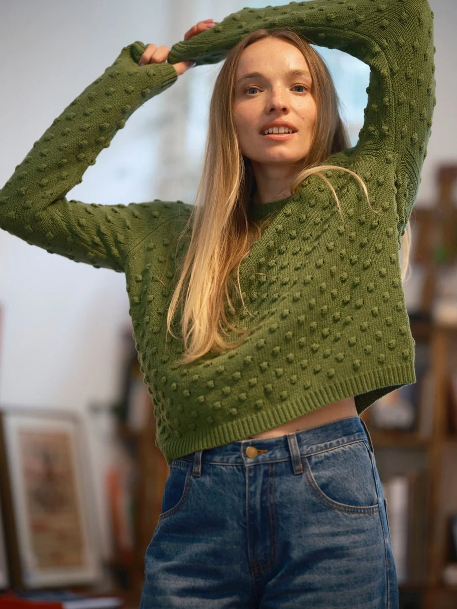 Pearl Sweater | Pure Green