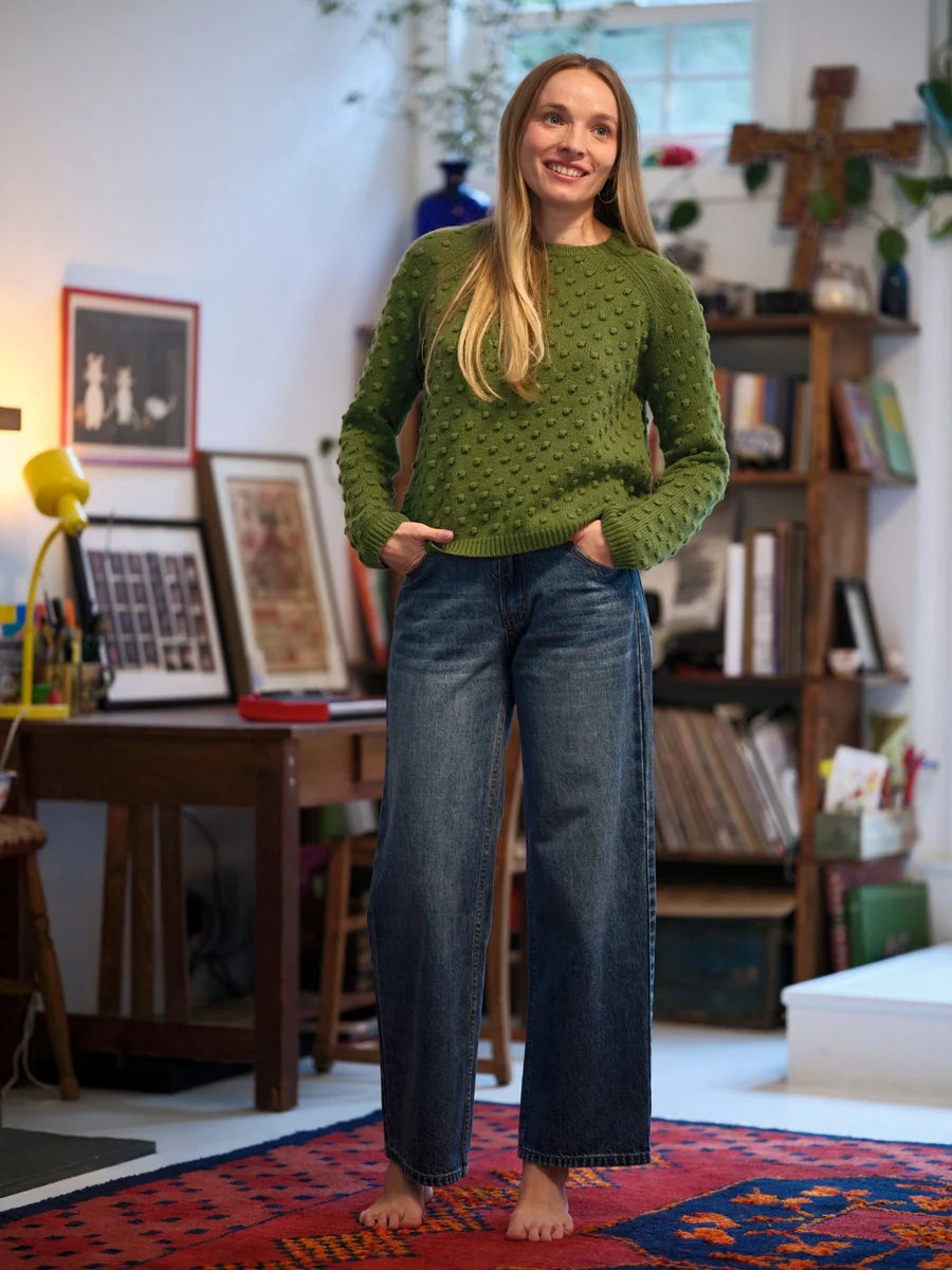 Pearl Sweater | Pure Green
