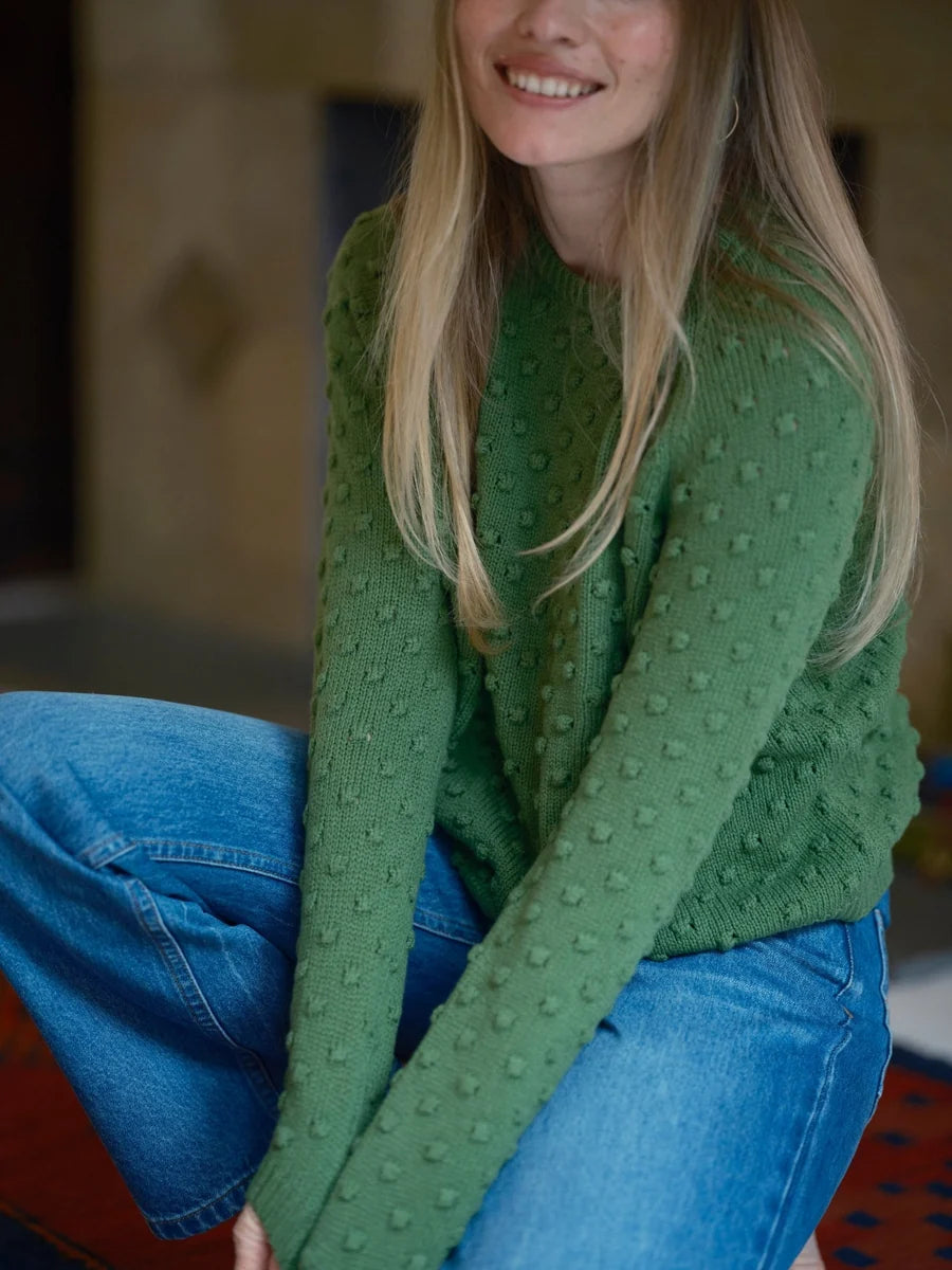 Pearl Sweater | Pure Green