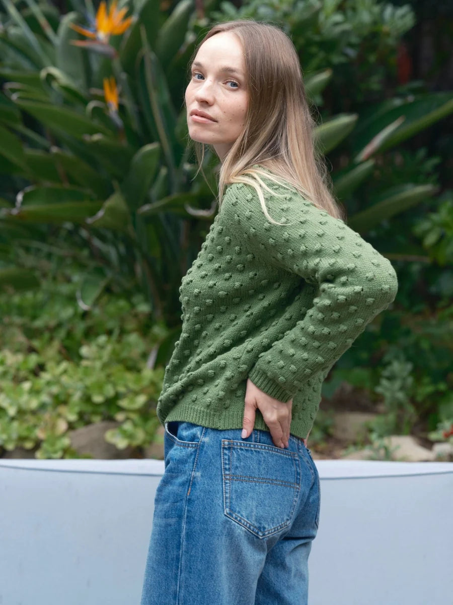 Pearl Sweater | Pure Green