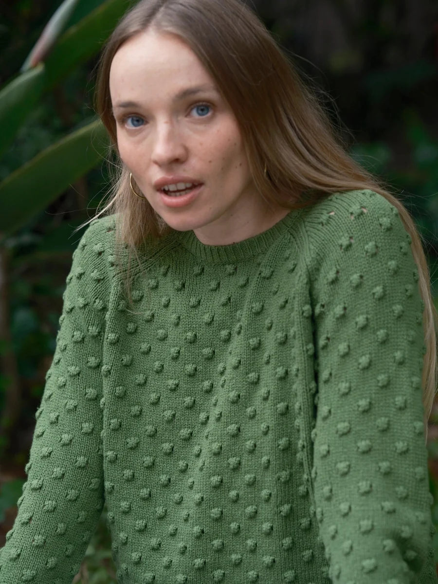 Pearl Sweater | Pure Green
