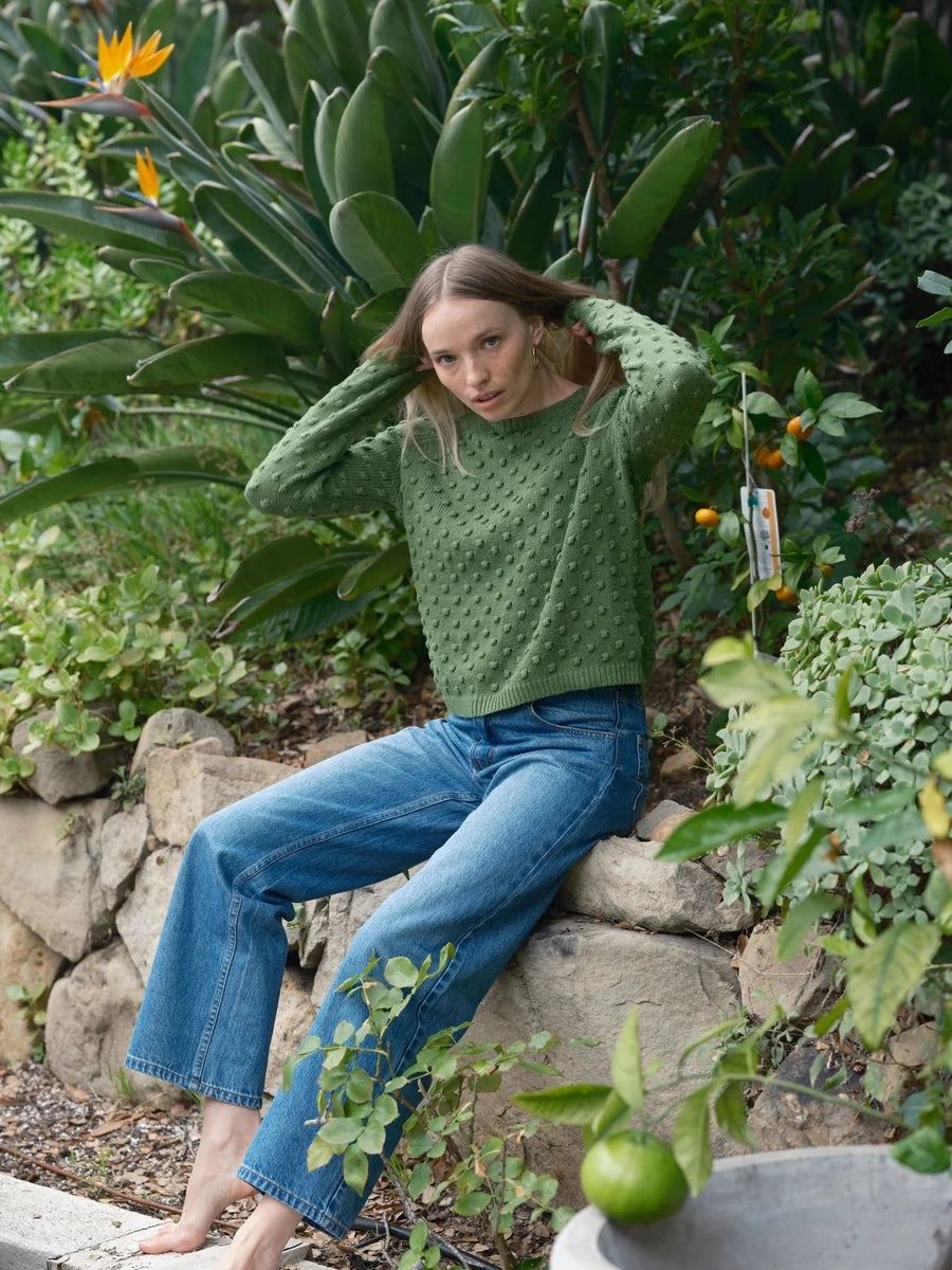 Pearl Sweater | Pure Green