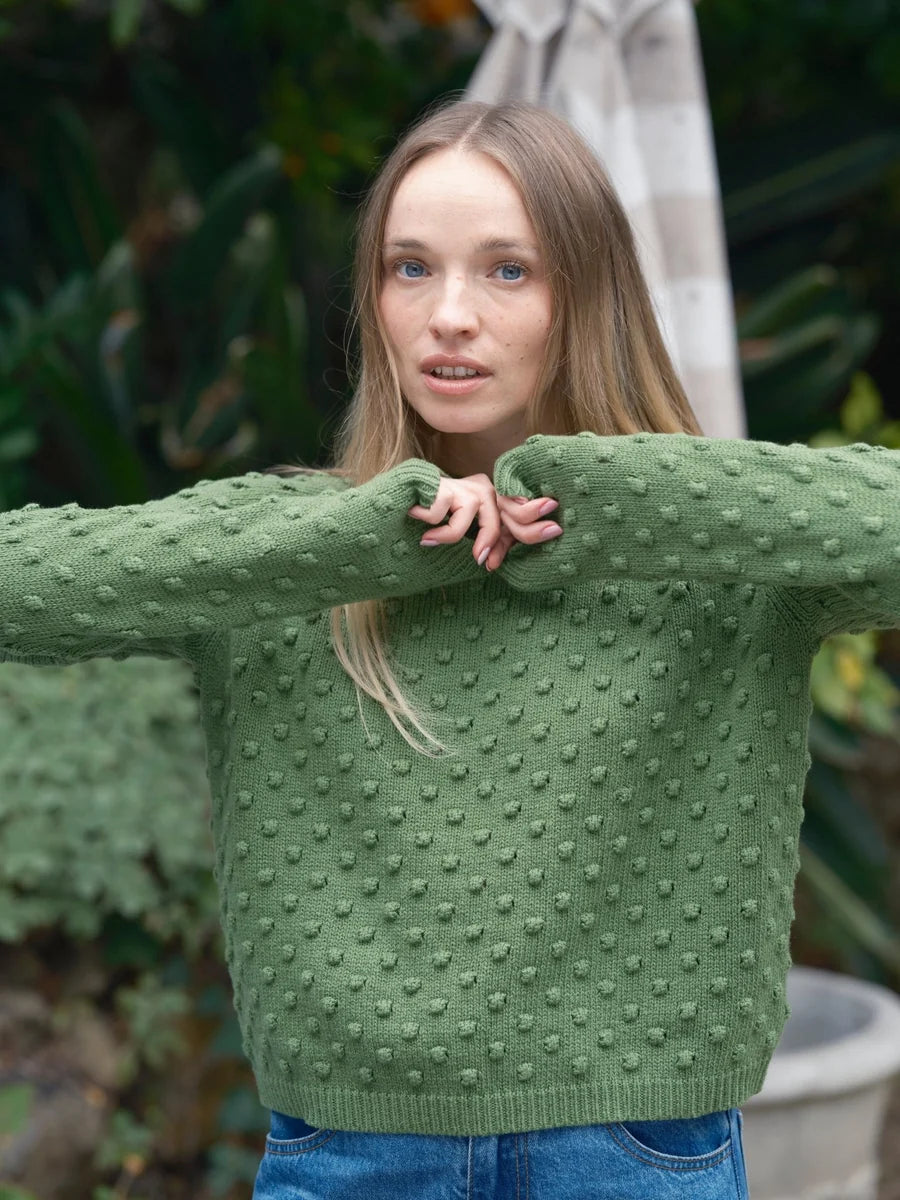 Pearl Sweater | Pure Green