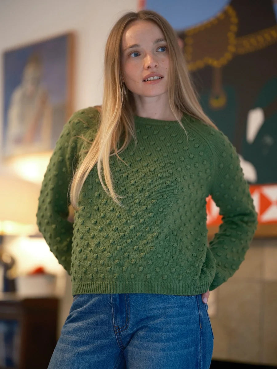 Pearl Sweater | Pure Green