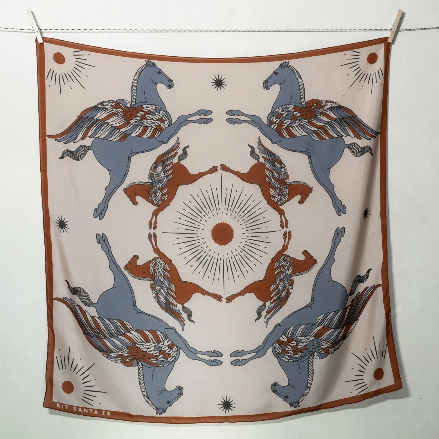 Large Pegasus Wild Rag in Rust