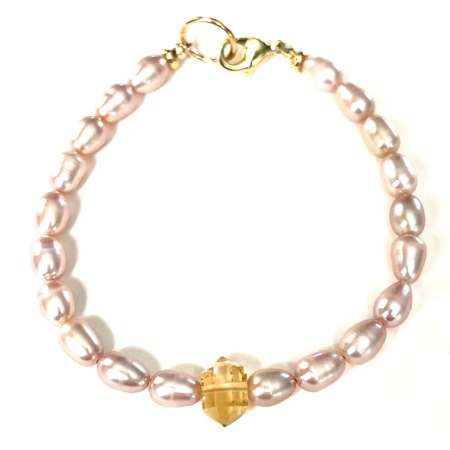 Peony Citrine Bracelet