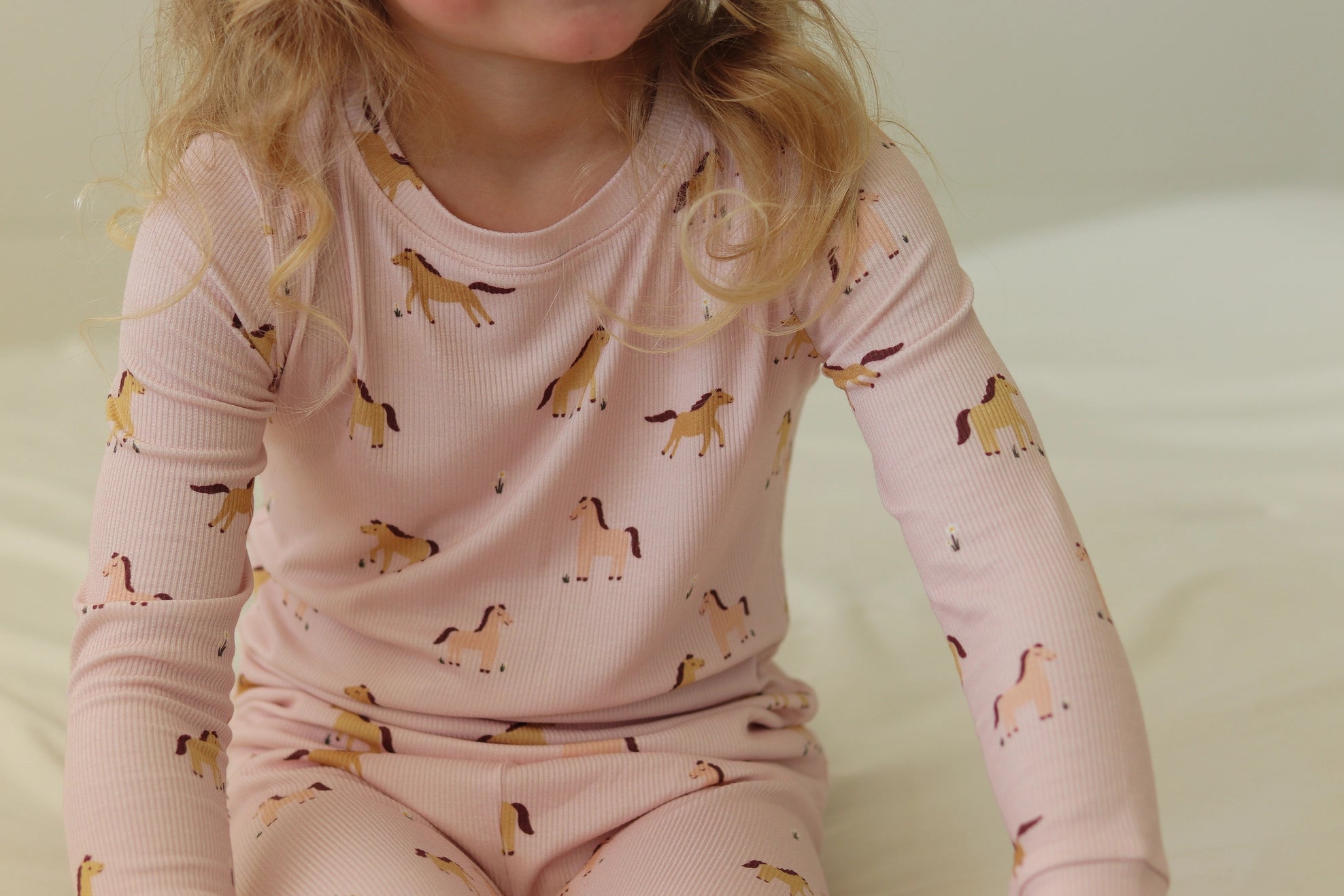 Pink Ponies | Two-Piece Pajamas