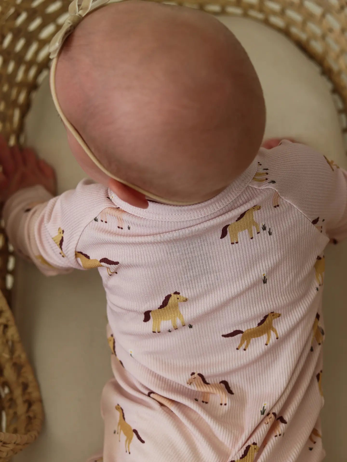 Pink Ponies | Zip Pajamas