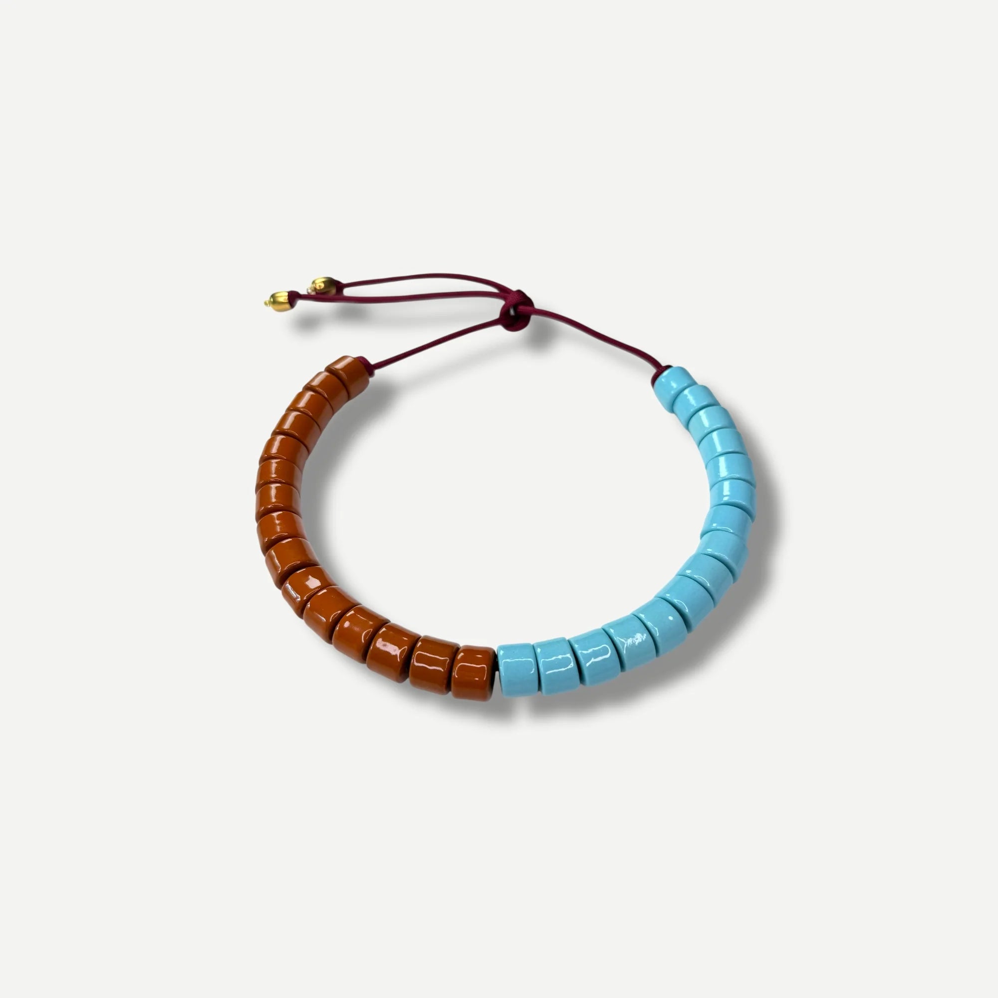 POOL & TOFFEE SPLIT CANDY | BEAD TWO NECKLACE