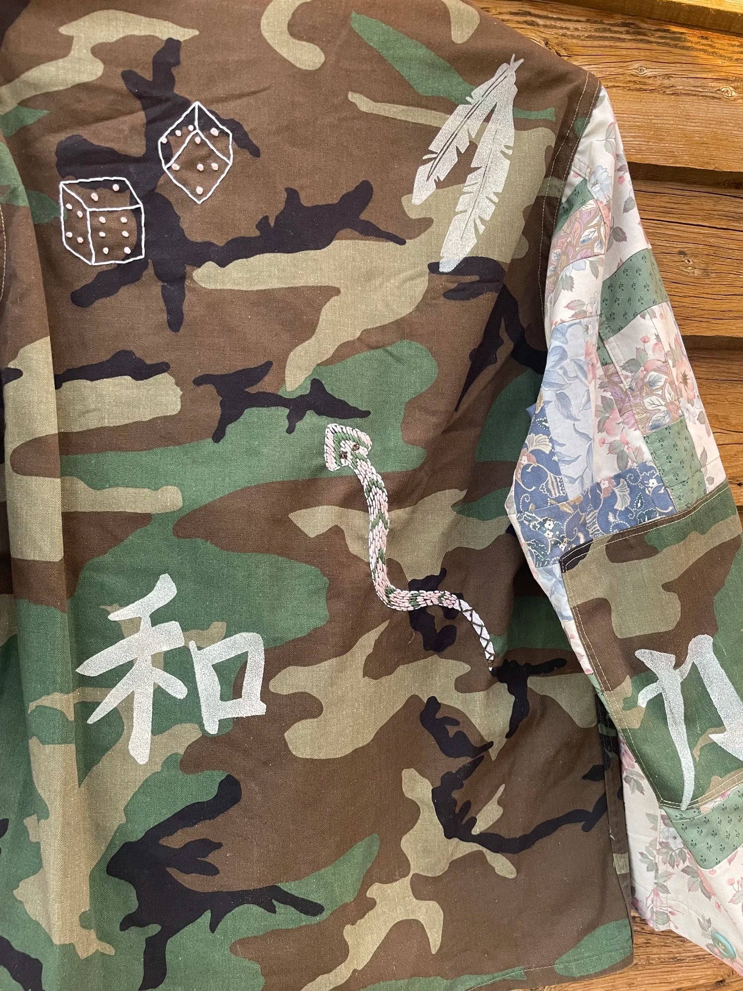 Upcycled Remade Army Jacket | Knomad Tiger