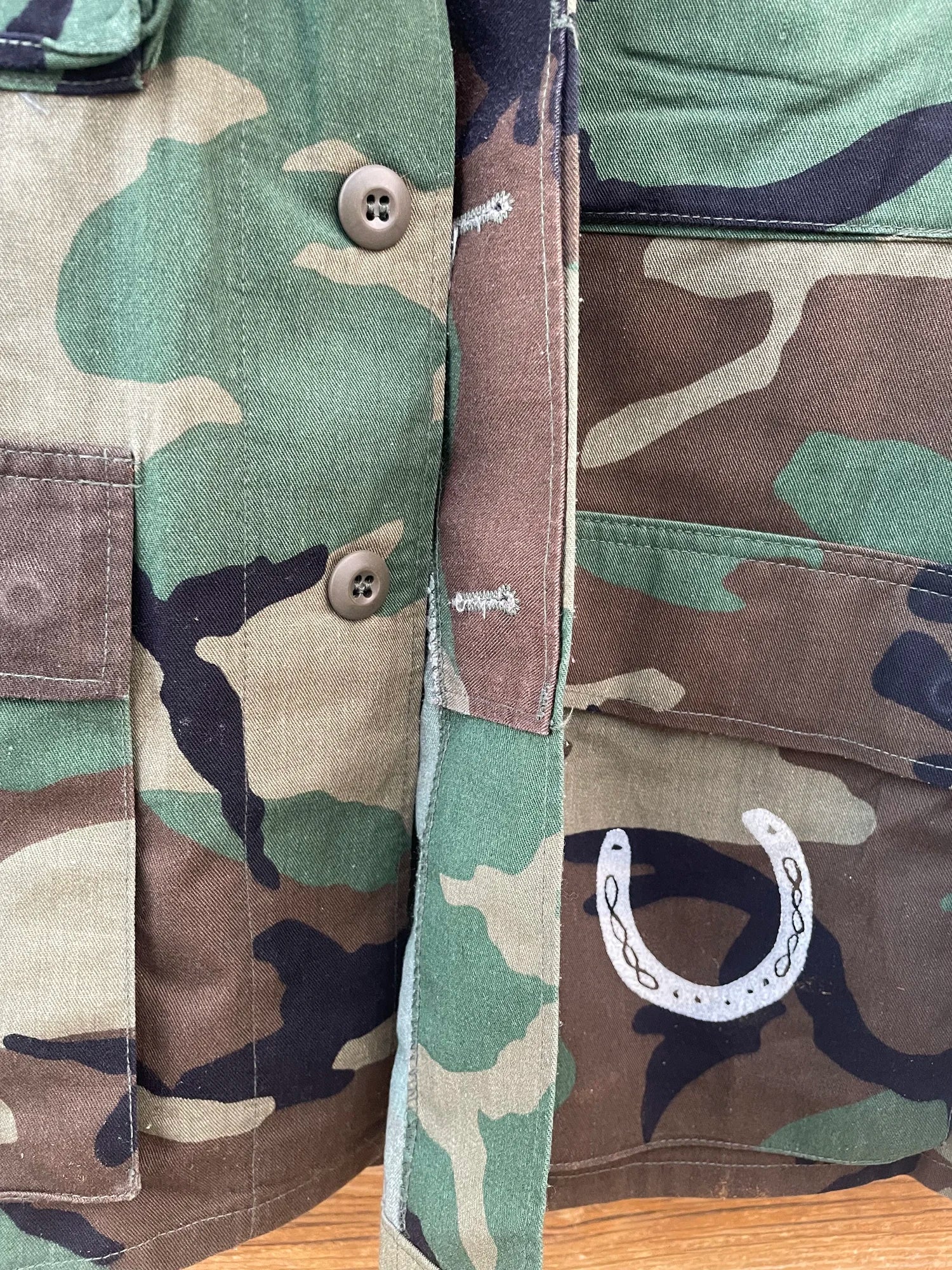 Upcycled Remade Army Jacket | Knomad Tiger