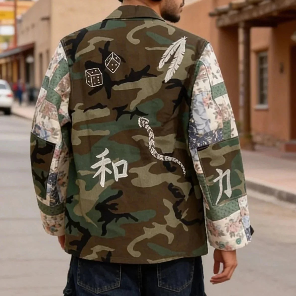Upcycled Remade Army Jacket | Knomad Tiger