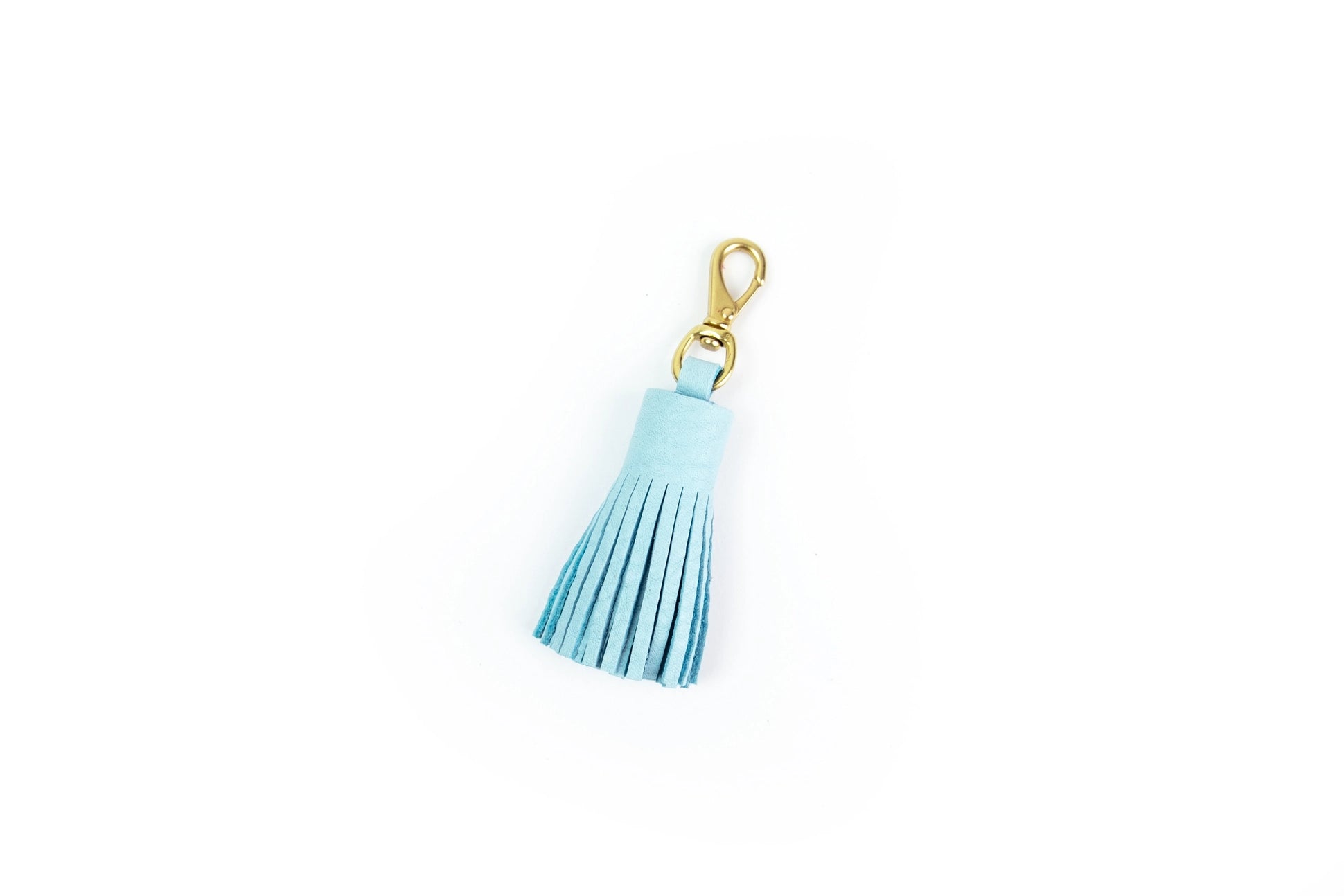 Robin Leather Tassel Keychain