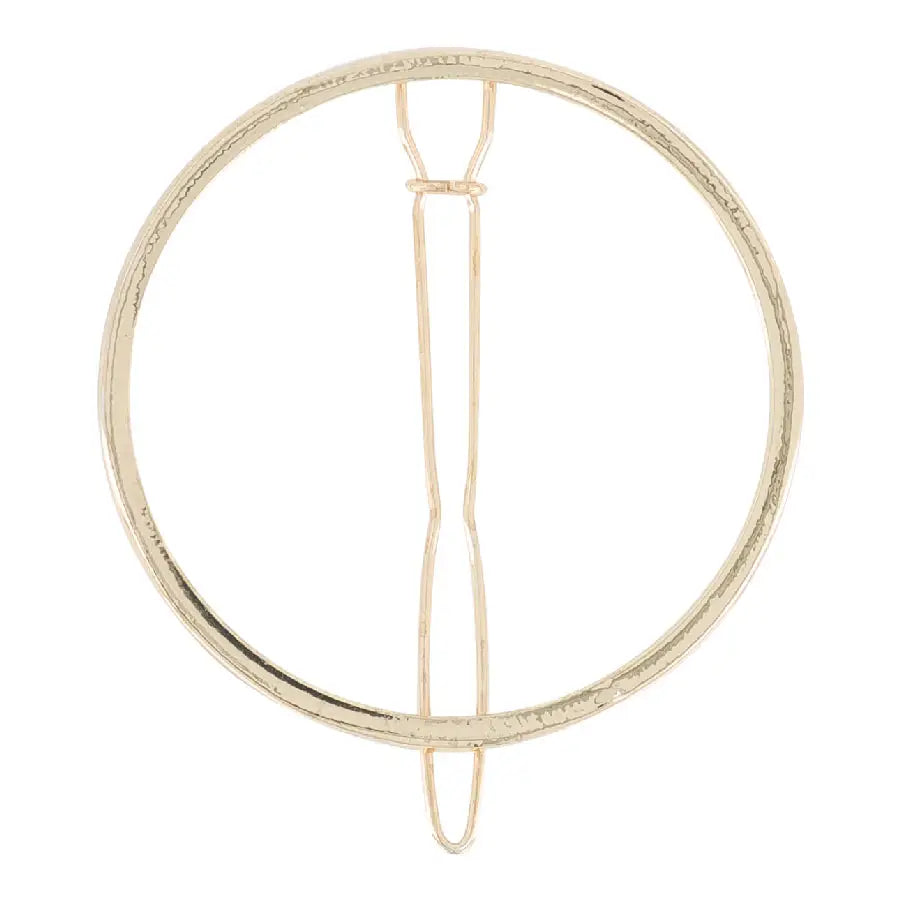 Round Gold Metal Clip