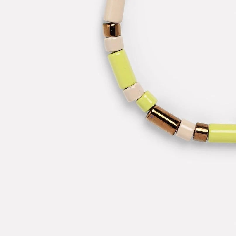 SAFETY, CREPE & PENNY | BEAD ONE & FOUR NECKLACE