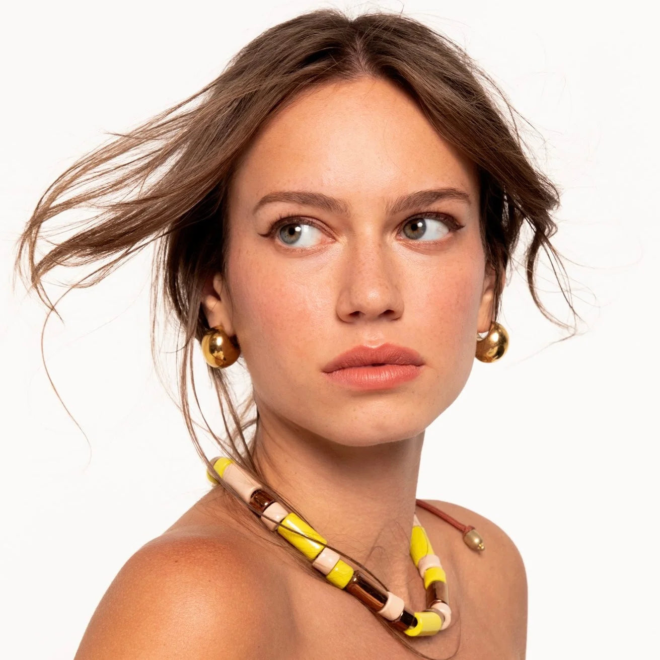 SAFETY, CREPE & PENNY | BEAD ONE & FOUR NECKLACE