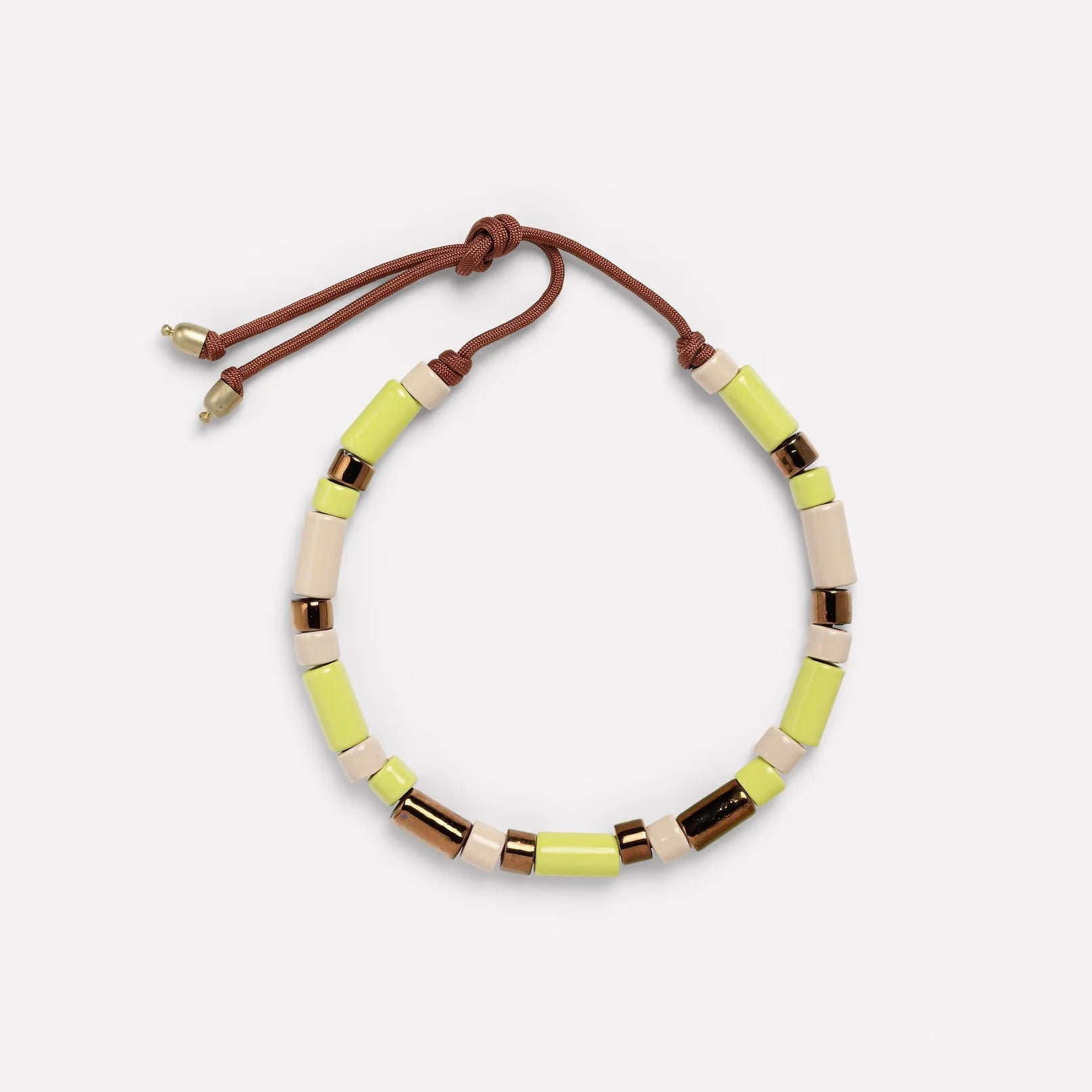 SAFETY, CREPE & PENNY | BEAD ONE & FOUR NECKLACE