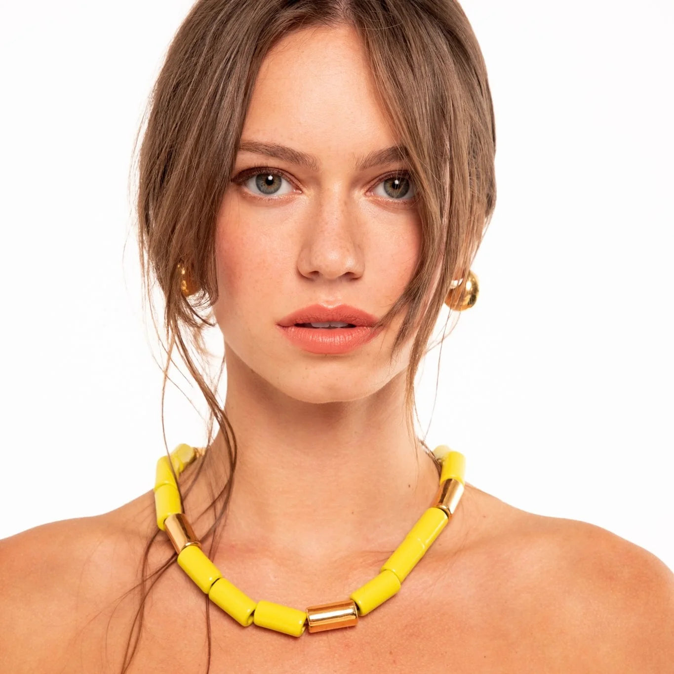 SAFETY & KARAT | BEAD FOUR NECKLACE