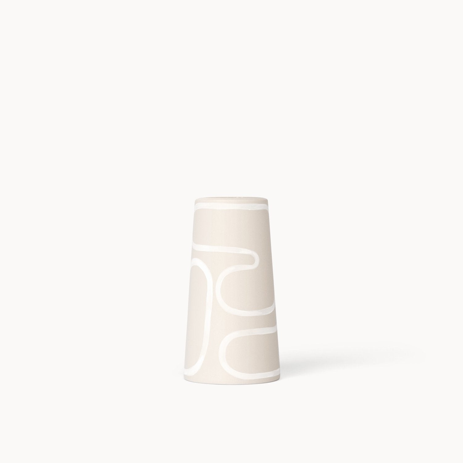 Sand Outline Pillar Vase