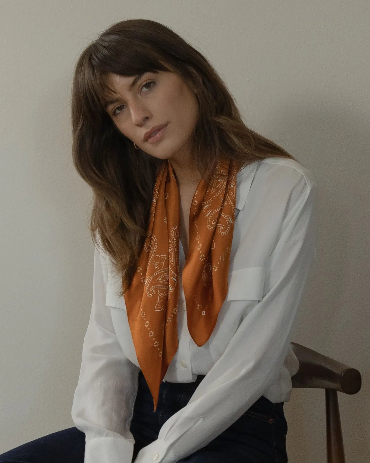 Silk Western Bandana Scarf | Sienna