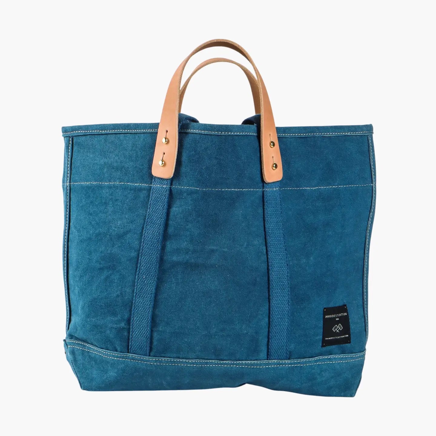 Small East West Tote | Indigo