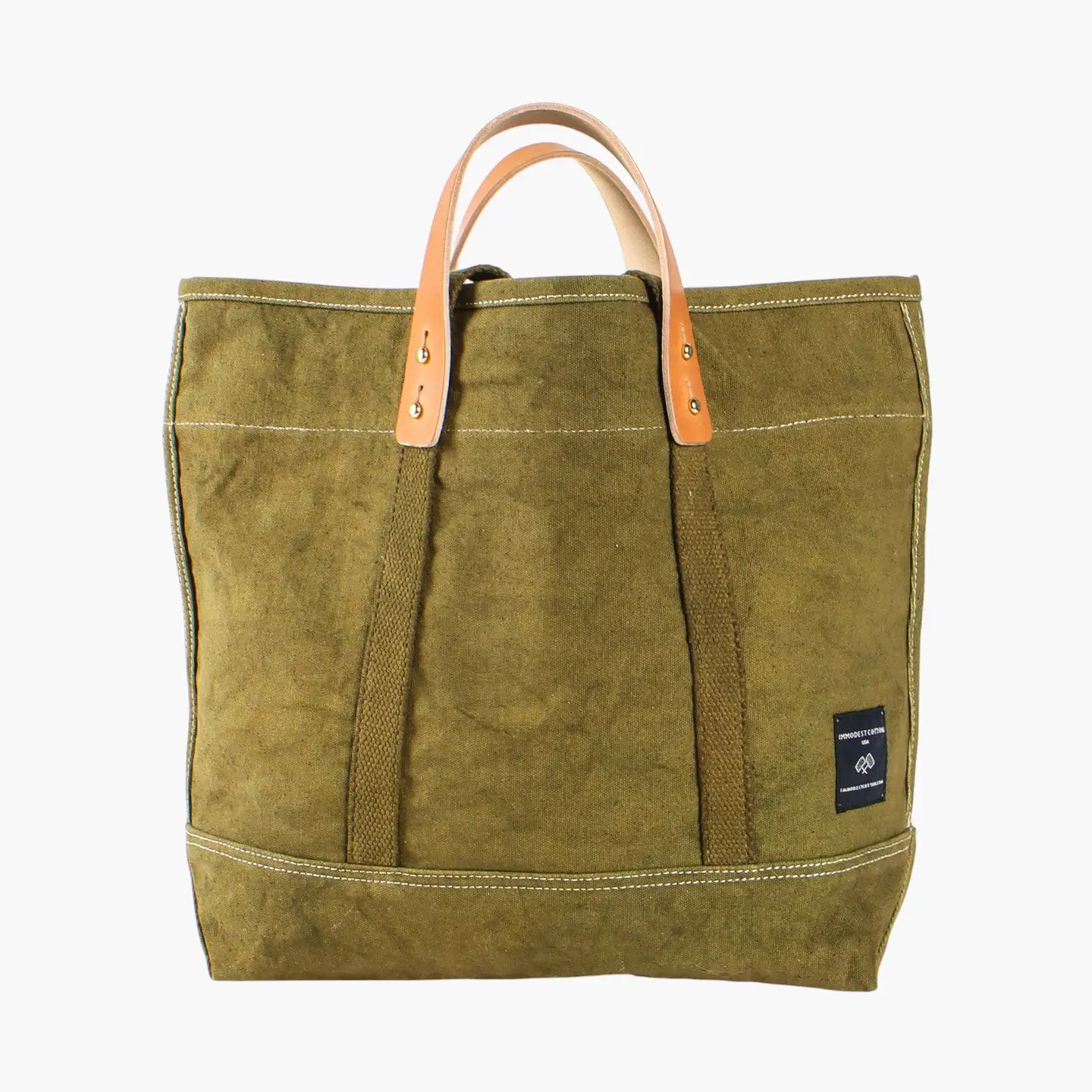 Small East West Tote | Olive