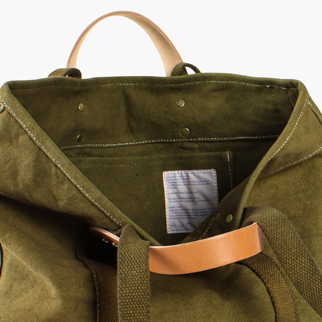Small East West Tote | Olive
