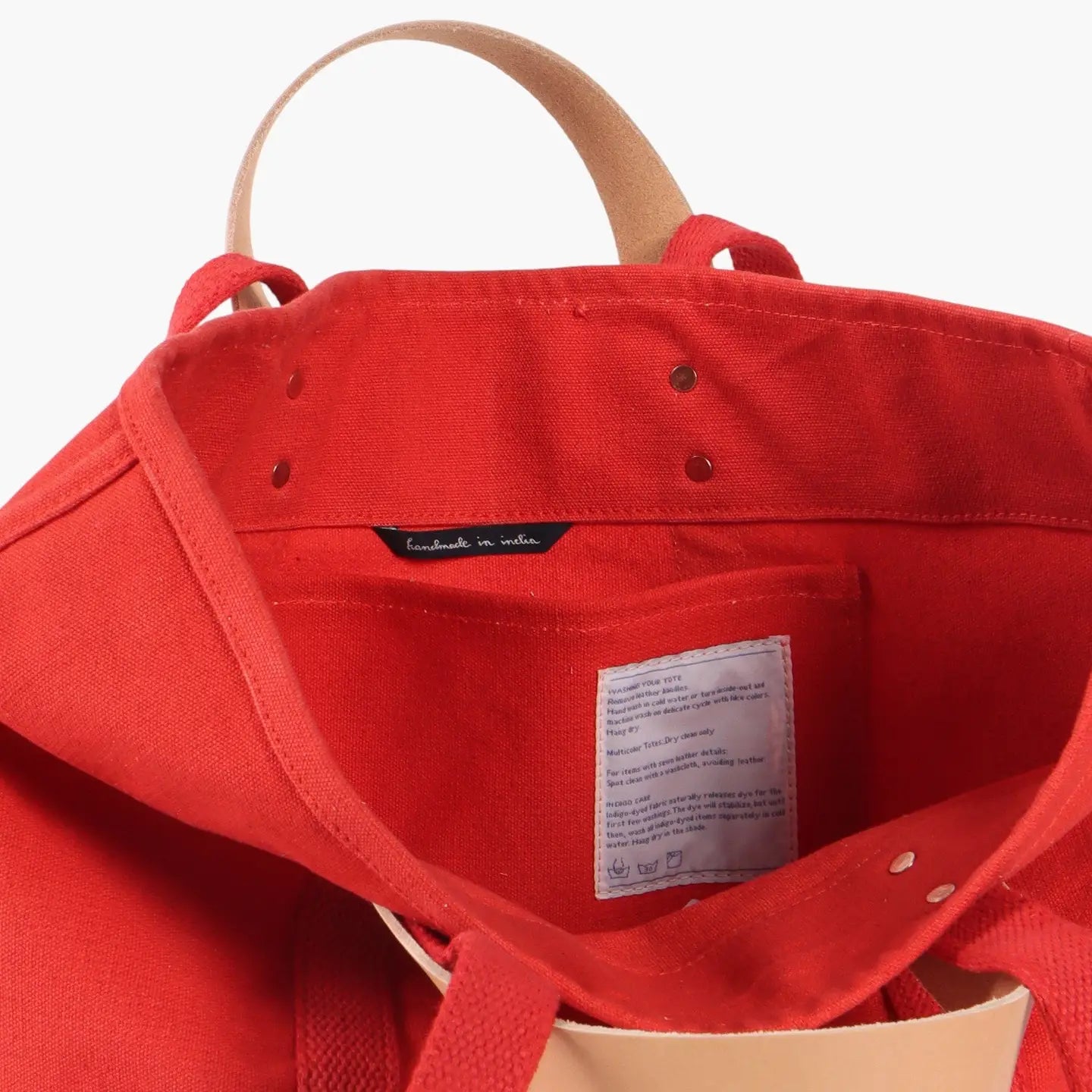 Small East West Tote | Persimmon