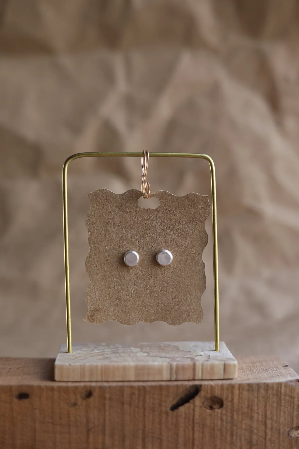 Small Pebble Earrings