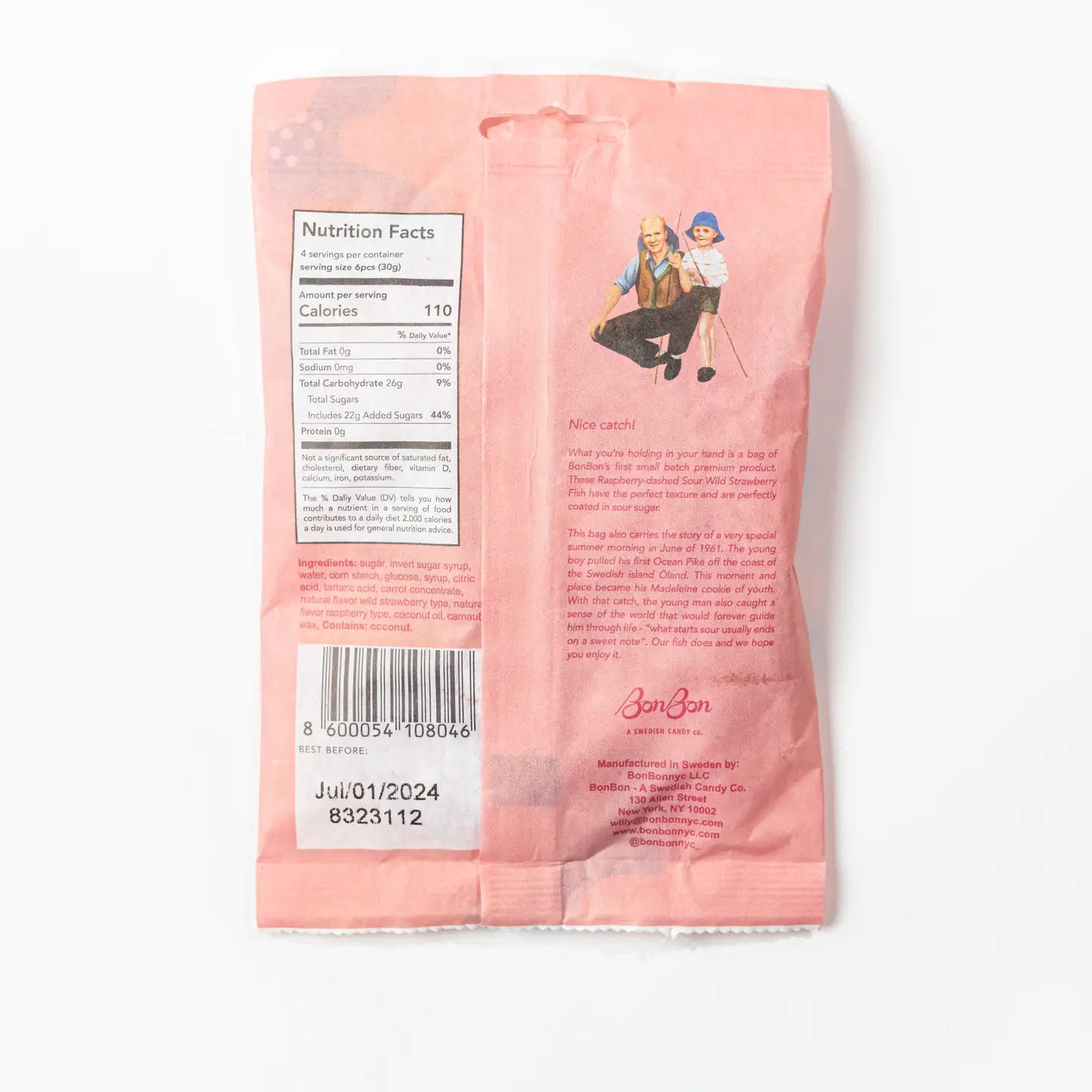 Sour Wild Strawberry Fish | Bon Bon