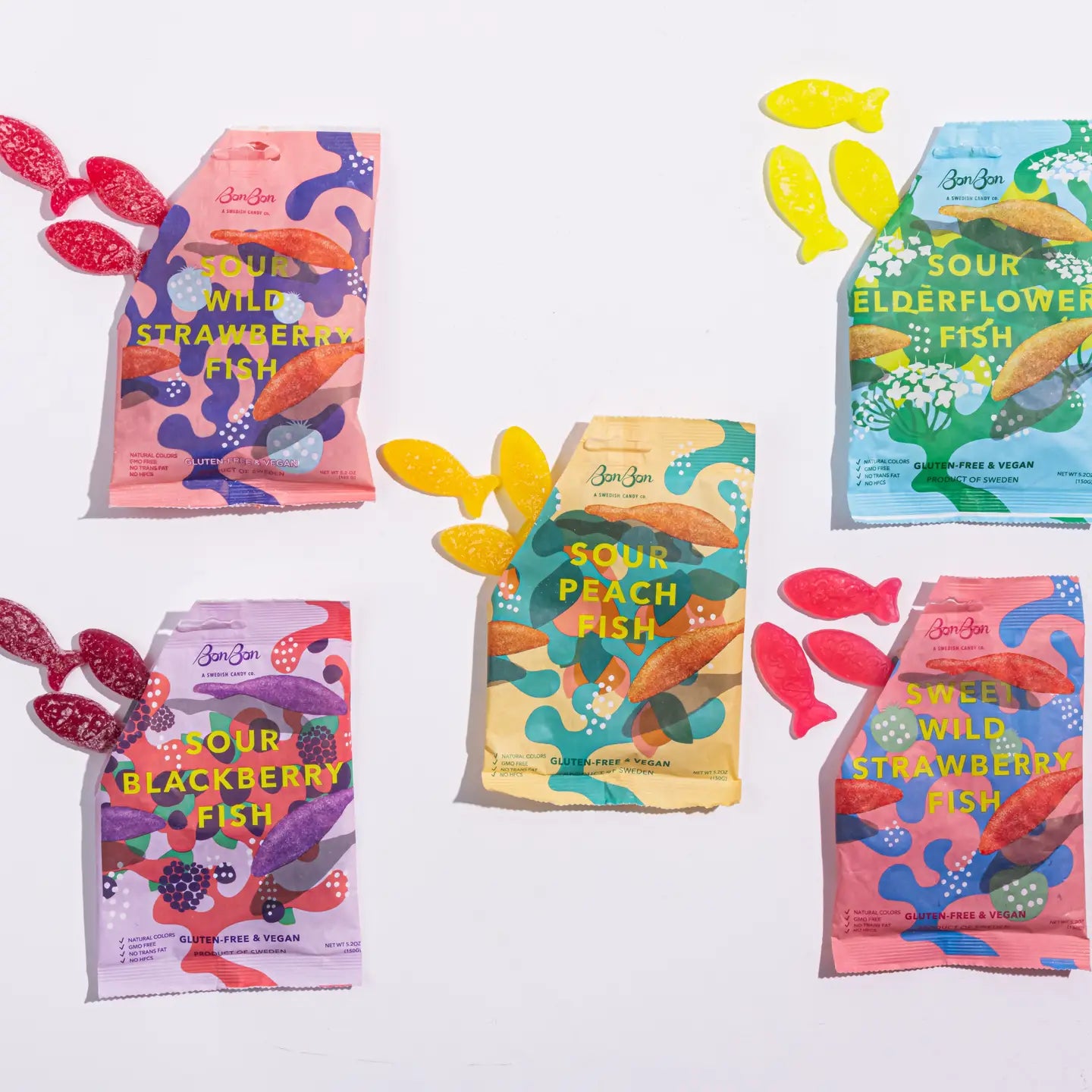 Sour Wild Strawberry Fish | Bon Bon