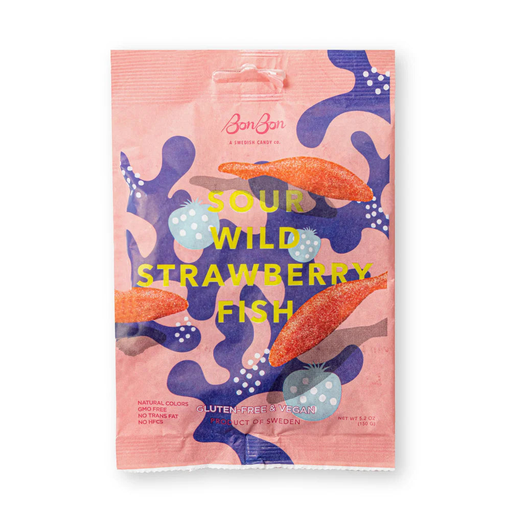 Sour Wild Strawberry Fish | Bon Bon
