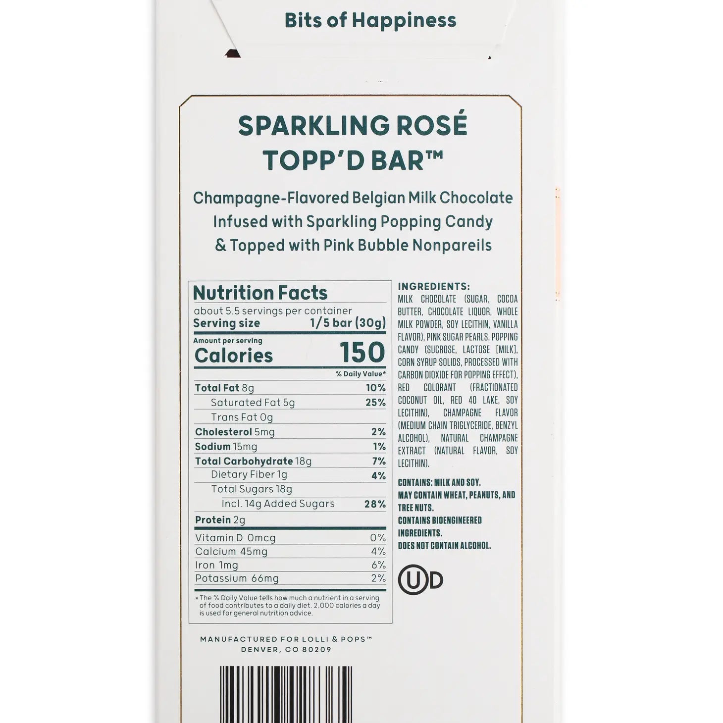 Sparkling Rose Topp'D Bar