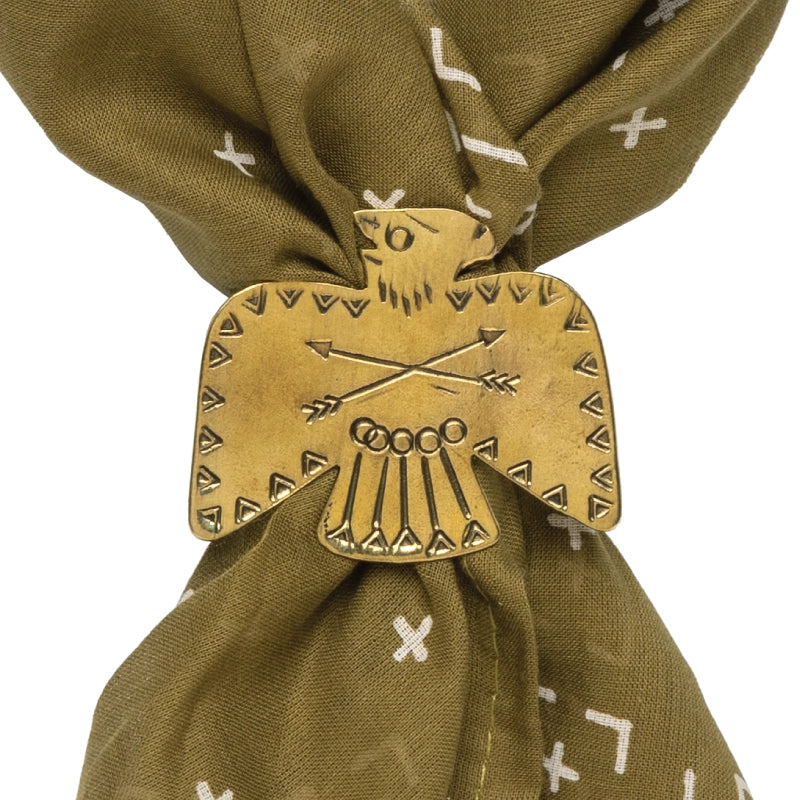 Large Brass Thunderbird | Bandana Slide
