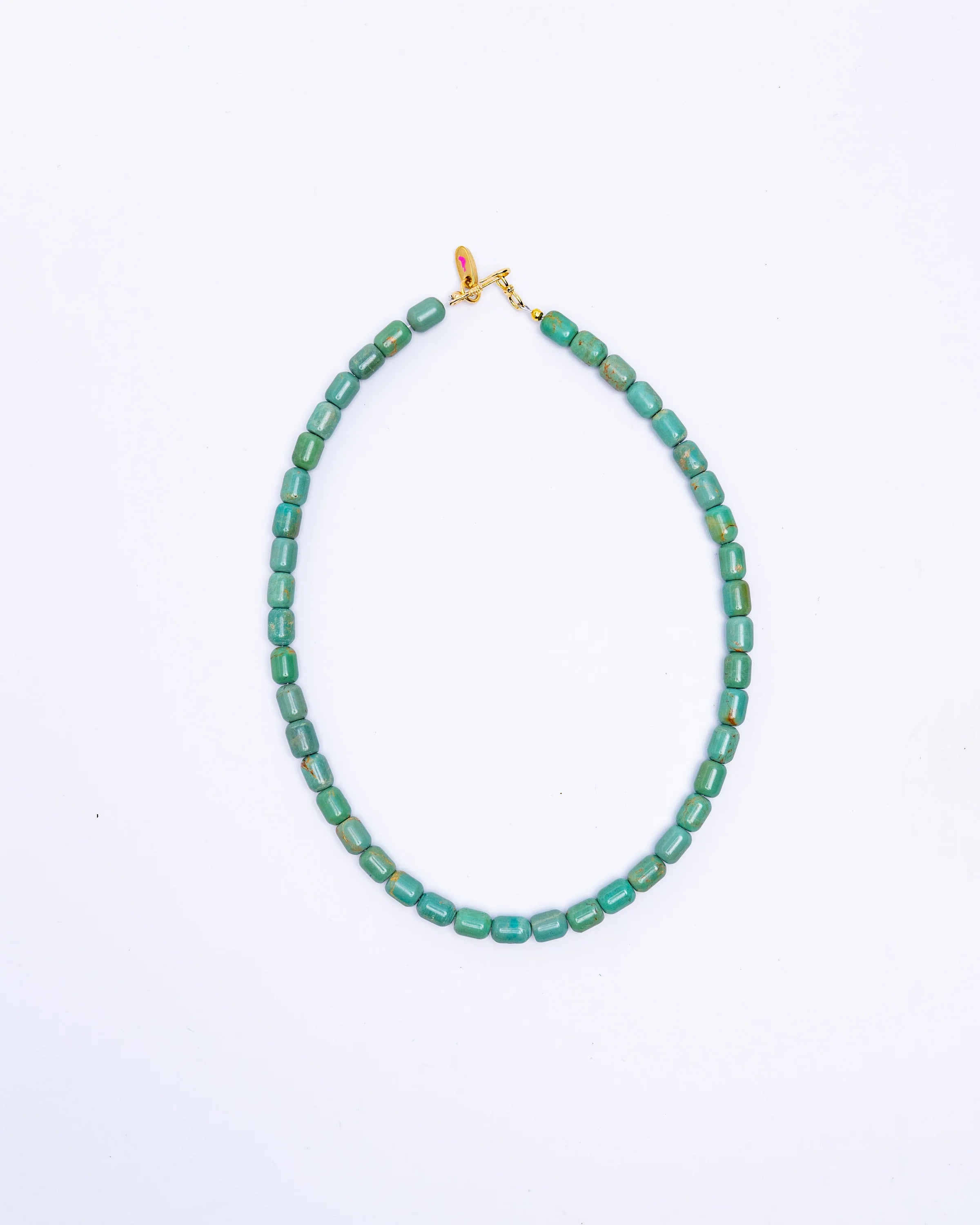 Turquoise Tube Necklace