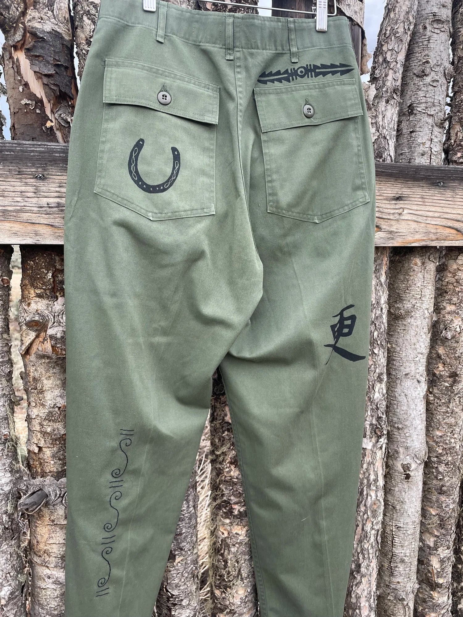 Upcycled Army Trousers | Knomad Tiger