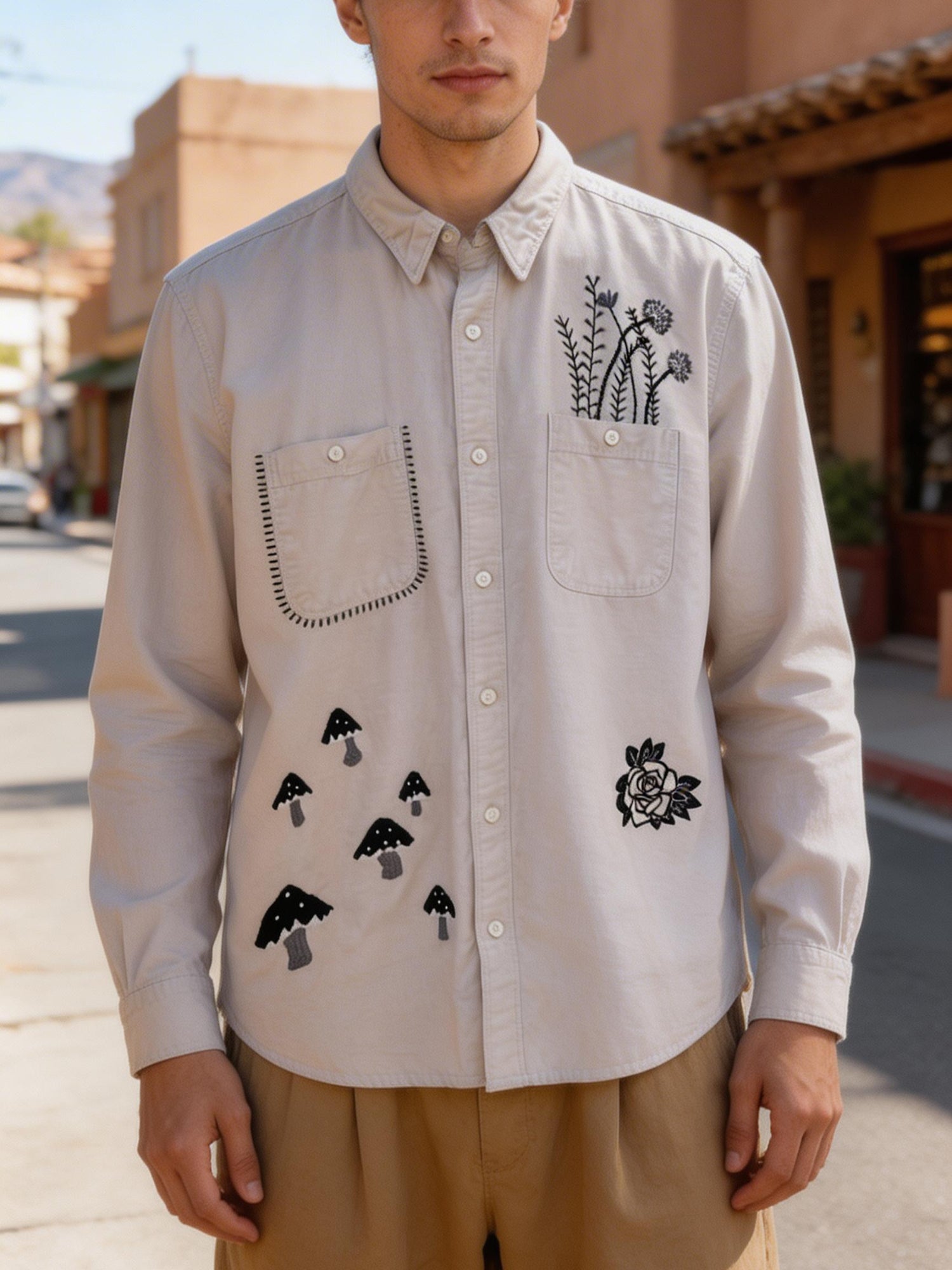 Upcycled Garden Shirt | Knomad Tiger