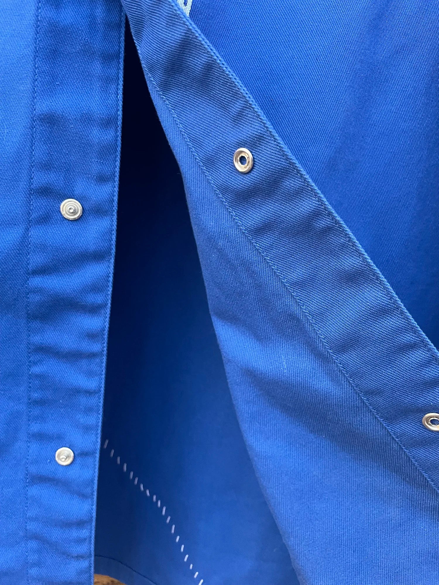 Upcycled Royal Blue Work Jacket | Knomad Tiger
