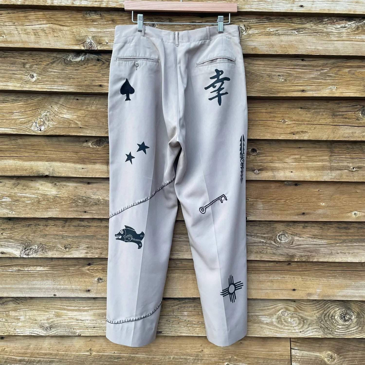 Upcycled Vintage Khaki Army Uniform Set | Knomad Tiger