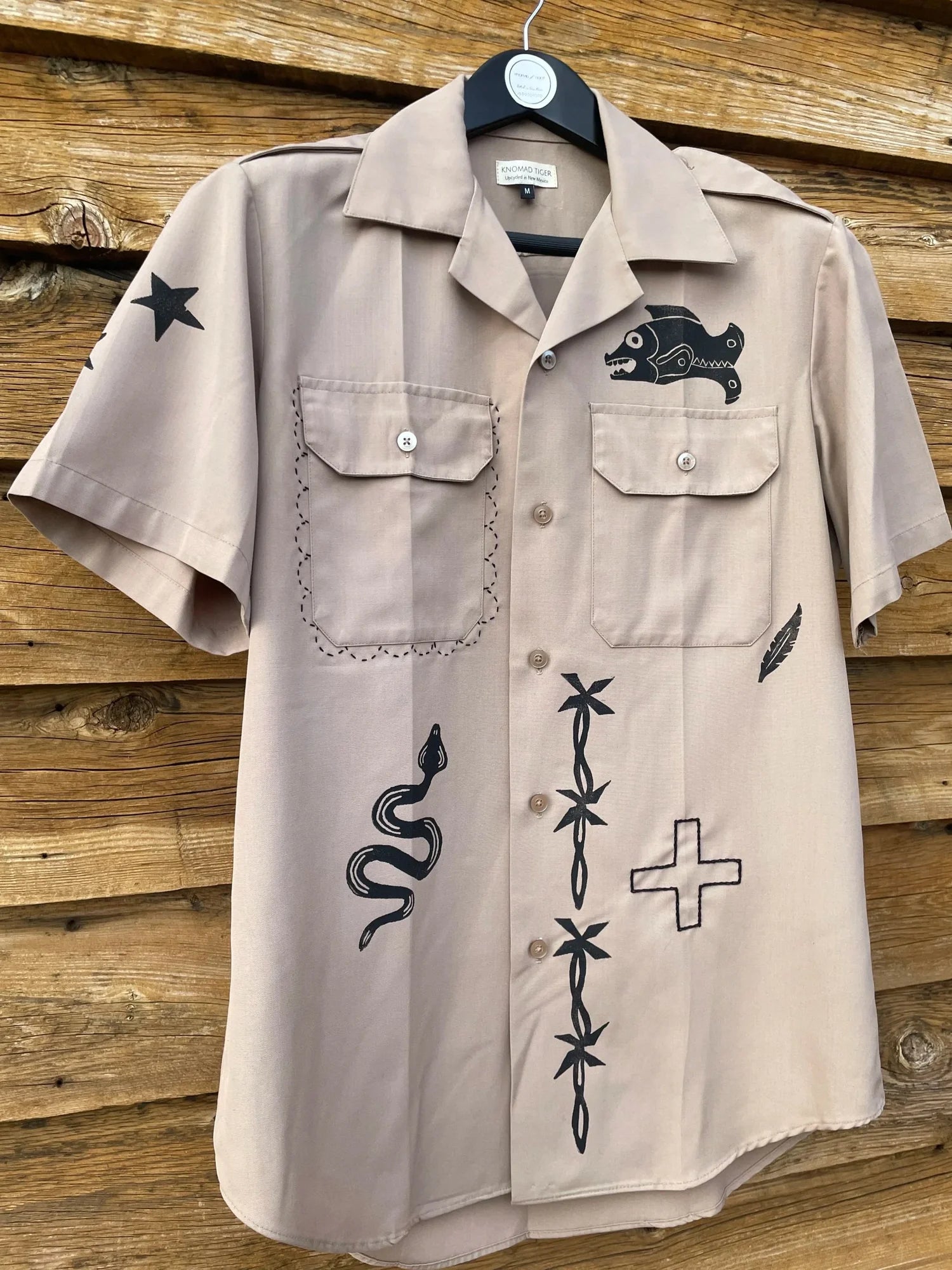 Upcycled Vintage Khaki Army Uniform Set | Knomad Tiger