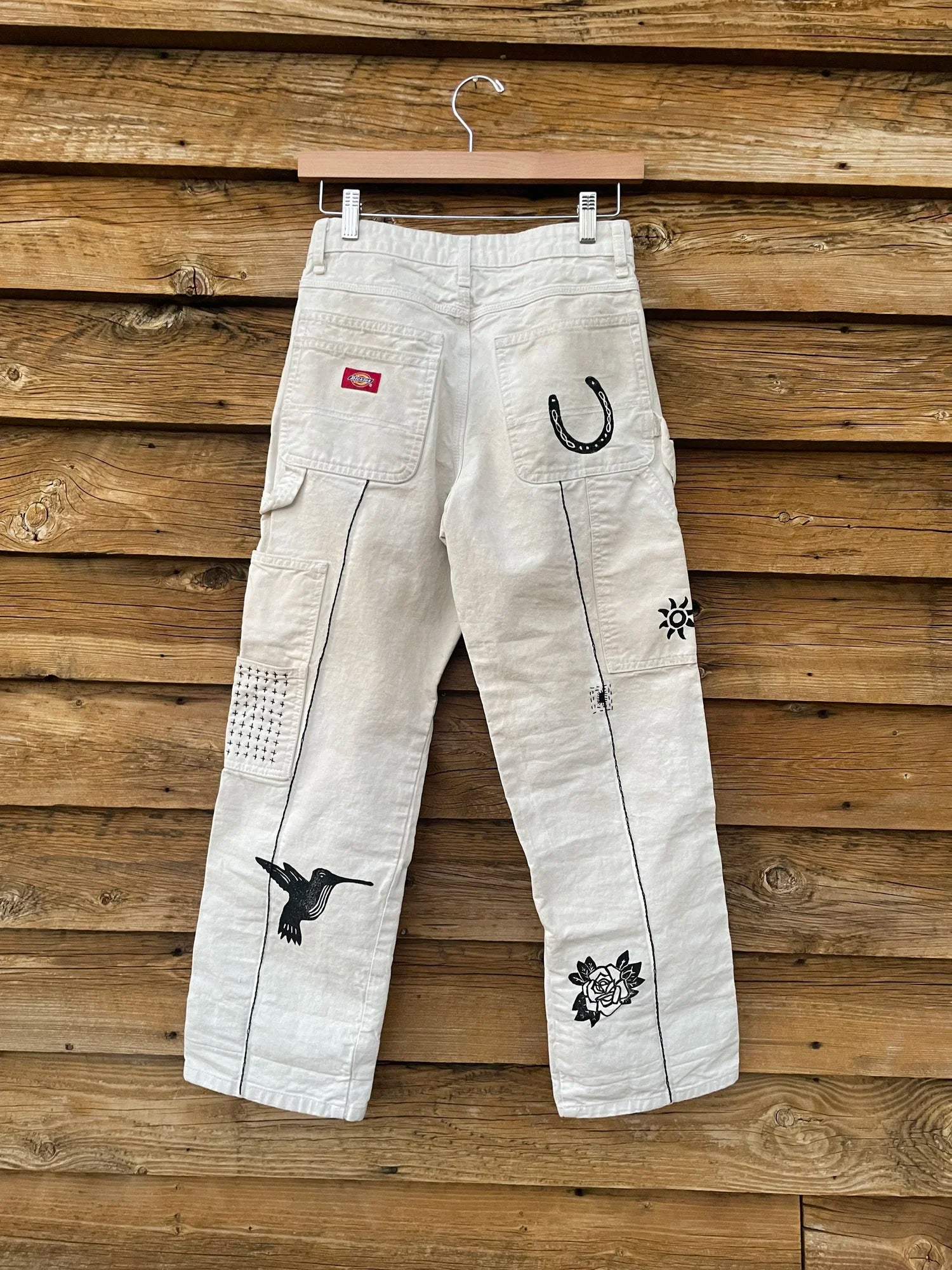 Upcycled White Work Pant | Knomad Tiger