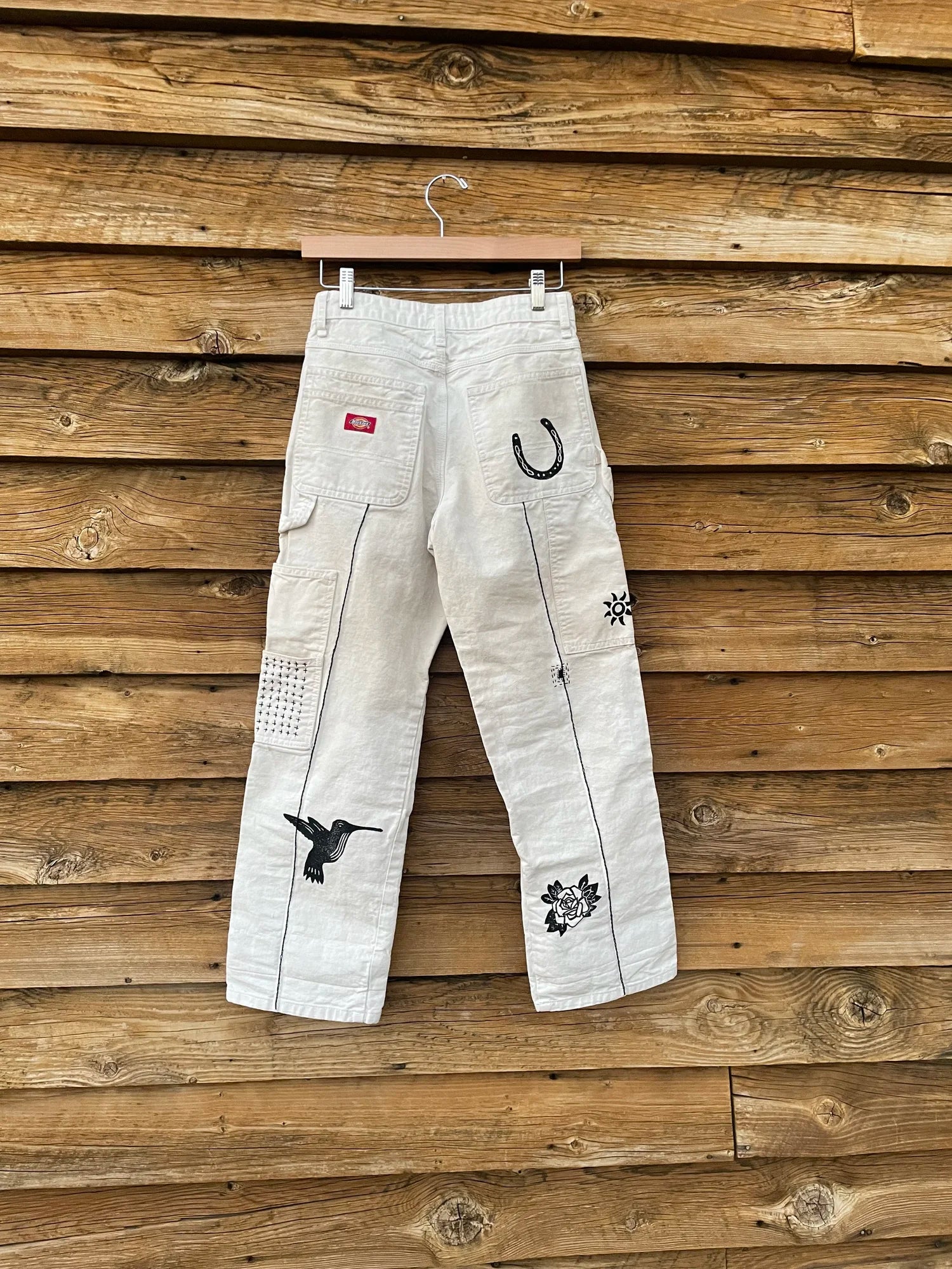 Upcycled White Work Pant | Knomad Tiger