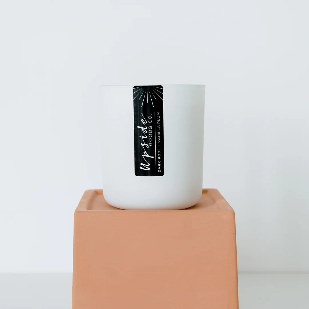 Dark Rose + Vanilla Plum Candle
