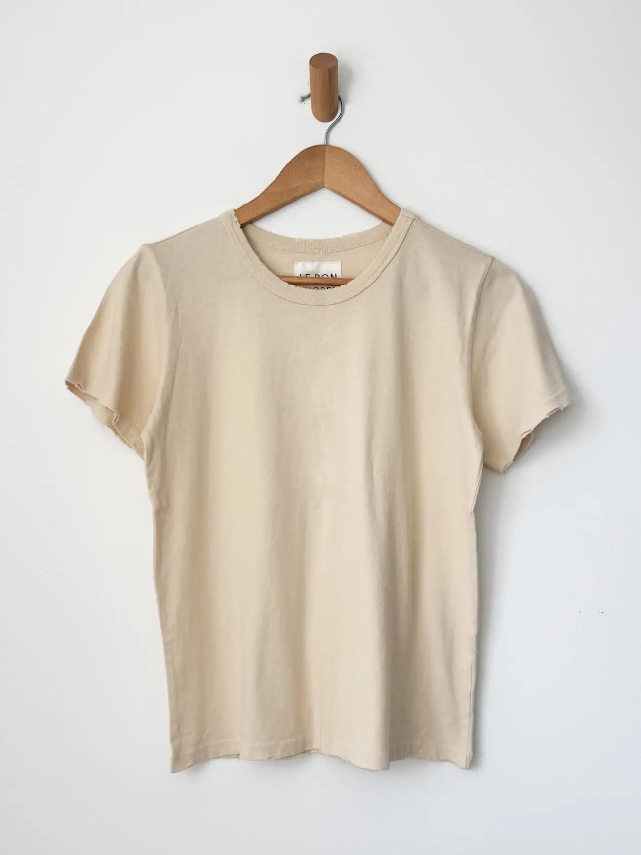 Organic Cotton Vintage Boy Tee | Bone